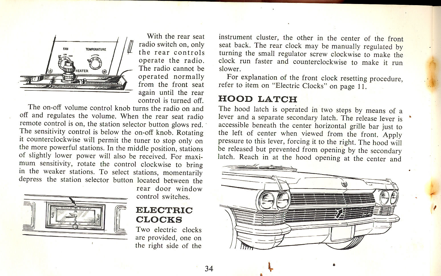 1965 Cadillac Owners Manual Page 22